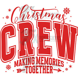 CHRISTMAS CREW RED