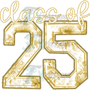 Class of 25 Toile Gold