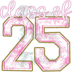 Class of 25 Toile Pink