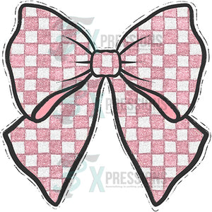 Pink Glitter Bow