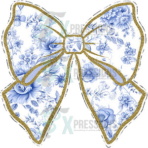 Toile Bow Blue