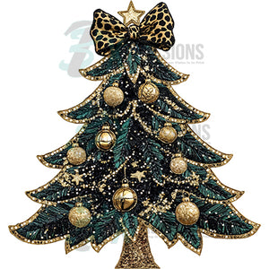 Green and Gold Christmas Tree