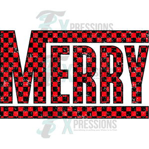 Merry Red checkered