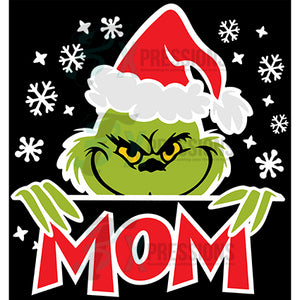 Personalized Grinch for dark backgrounds