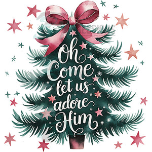 Oh Come Let us adore him tree