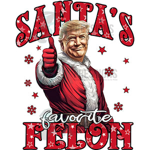 Santa's favorite Felon Trump