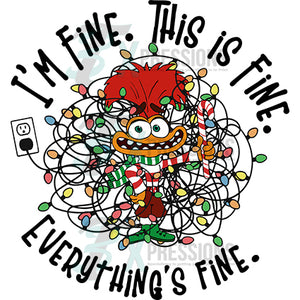 Christmas I'm fine Everything is fine