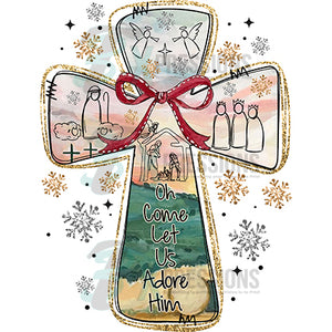 Christmas Nativity Cross