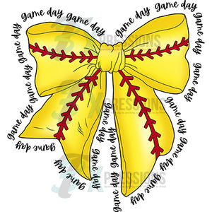 Game Day softball Bow