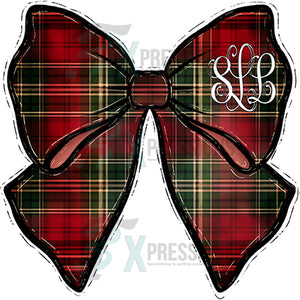 Personalized Christmas Bow