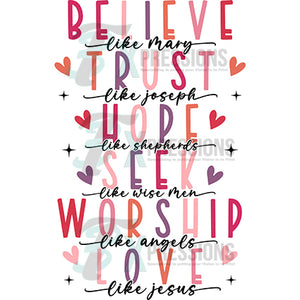 Believe Like Merry Valentine