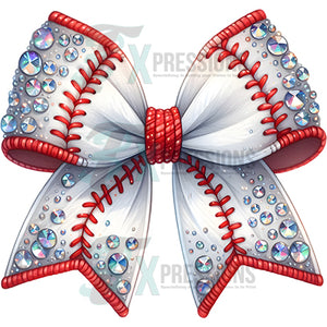 Bling Baseball Bow