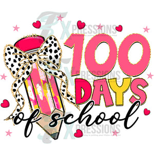 bright pencil 100 days of school