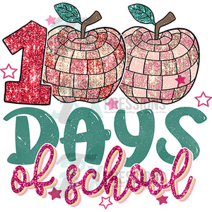 One Hundred Days of School apples