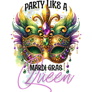 Party like a mardi gras queen