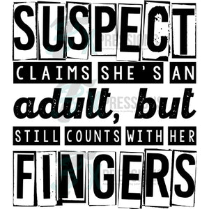 suspect - adult