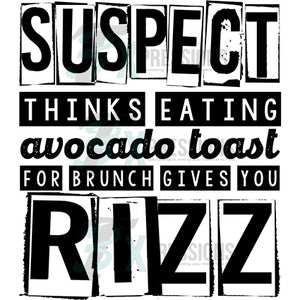 suspect - avocado toast