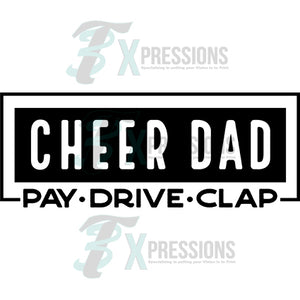 Cheer Dad pay drive clap