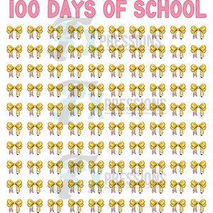 Pencil Bow 100 days of school