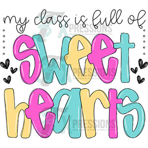 My class is full of sweet hearts