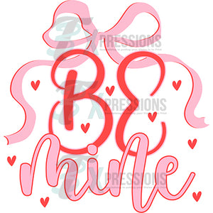 Be Mine Pink bow