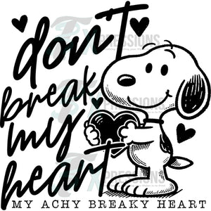 Don't Break My Heart Snoopy