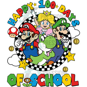 Happy 100 days of school Mario