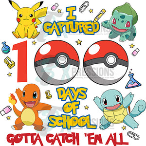 Pokemon 100 days of school