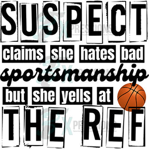 Suspect basketball