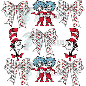 Blank Seuss and Bows