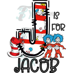 Personalized Seuss Letter is For