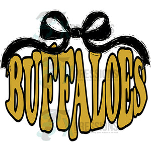 Black Bow Vegas Gold Buffaloes