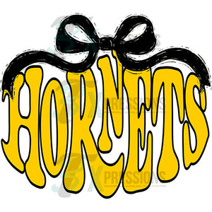 Black Bow Yellow Hornets