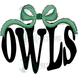 Green Bow owls