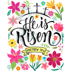 Floral he is risen