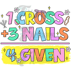 Easter 1 Cross 3 Nails