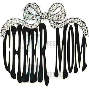 SPeckled bow Cheer Mom