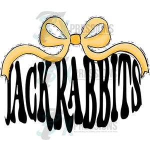 Yellow Bow Jackrabbits