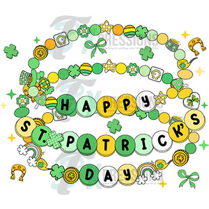 Happy St Patrick's day braceleet