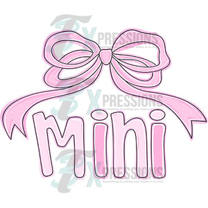 Pink bow Mini