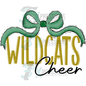 Green Bow Wildcats Cheer