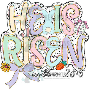 He is risen pastel