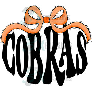 Orange Bow Cobras