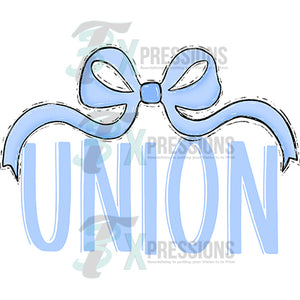 Light Blue bow Union