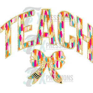 TEACH WITH BOW BRIGHT BRUSH