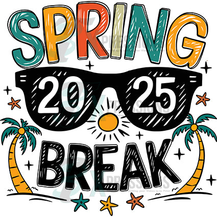 Spring Break 2025 Note Spring Break 2025 Shades - 3T Xpressions