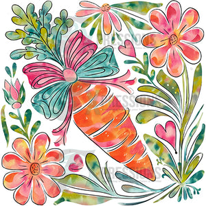 Boho easter carrot