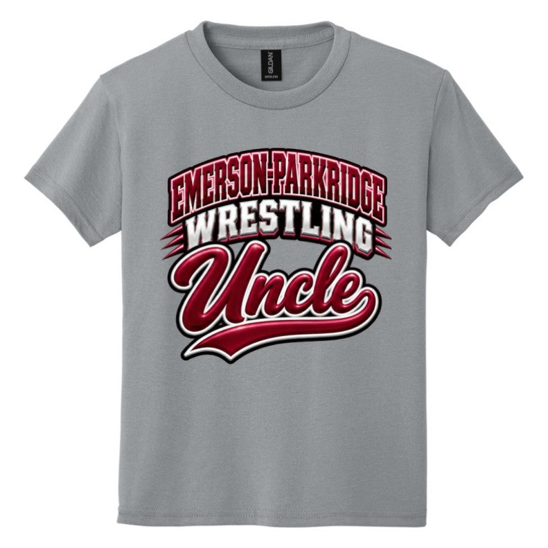Emerson-Park Ridge Wrestling GILDAN 5.5 oz., 50% USA cotton, 50% polyester front