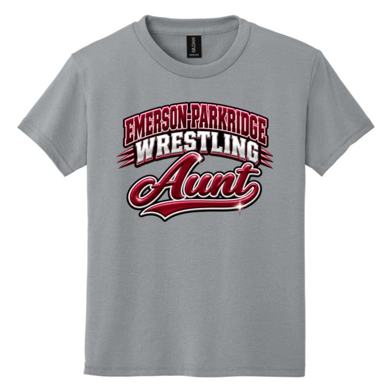 Emerson-Park Ridge Wrestling GILDAN 5.5 oz., 50% USA cotton, 50% polyester front