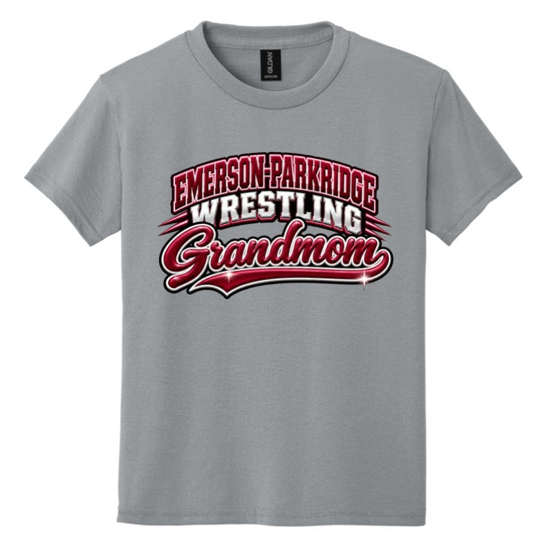 Emerson-Park Ridge Wrestling GILDAN 5.5 oz., 50% USA cotton, 50% polyester front